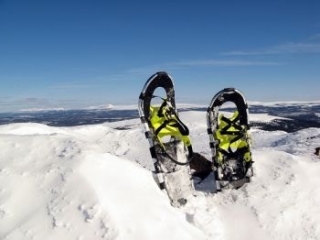  Serre Chevalier 的雪鞋 